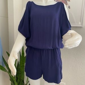 A. Byer Blue Romper Shorts